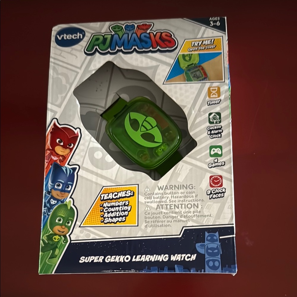 Vtech PJMasks Super Gecko Learning Watch